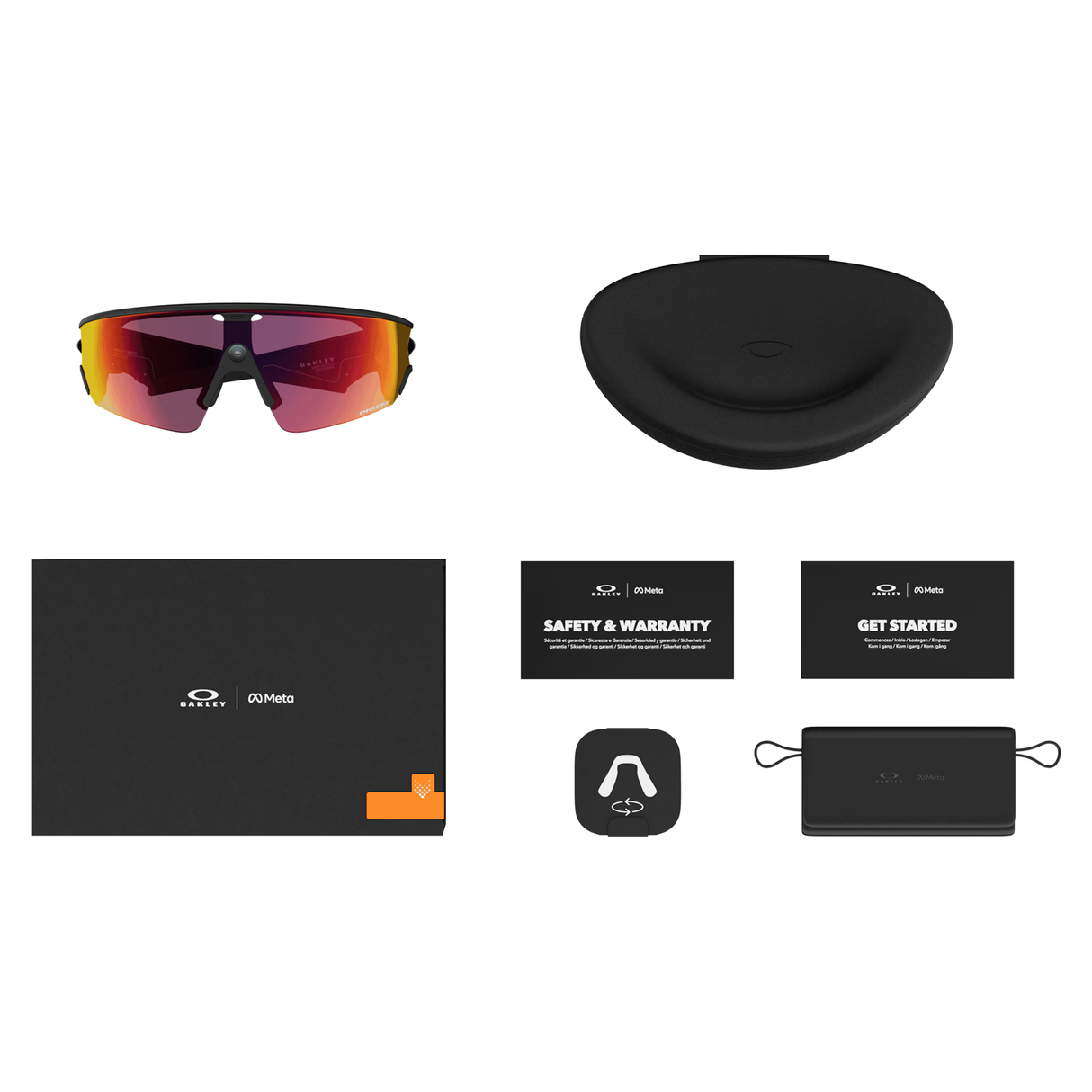 Oakley Meta Vanguard Brille - Black Prizm Transitions Ember