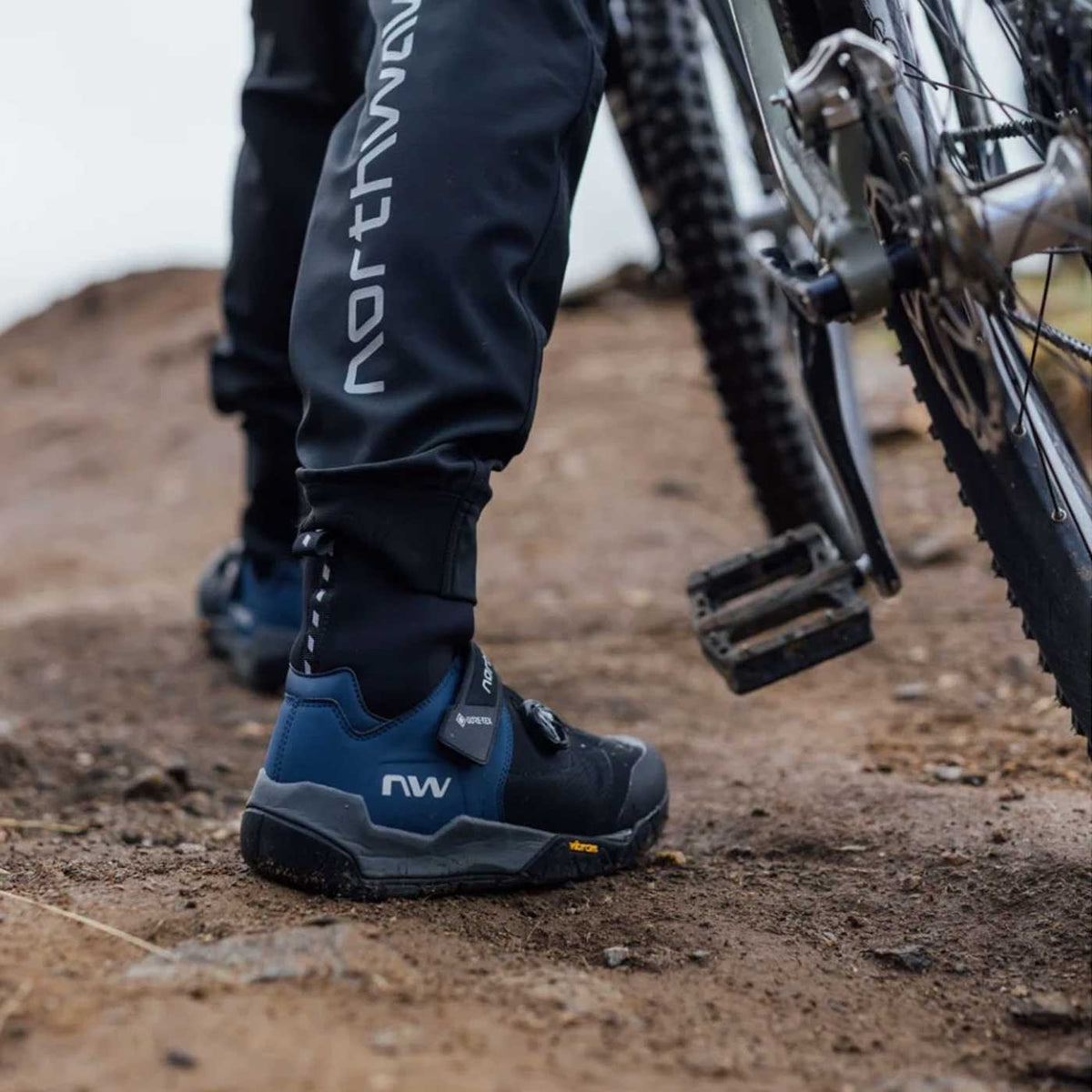 Multicross Northwave Multicross GTX Mid mtb shoes - Black blue