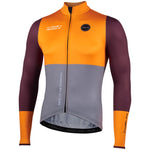 Nalini Warm Fit long sleeve jersey - Orange grey