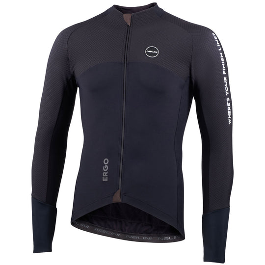 Nalini New Ergo XWarm langarm trikot - Schwarz