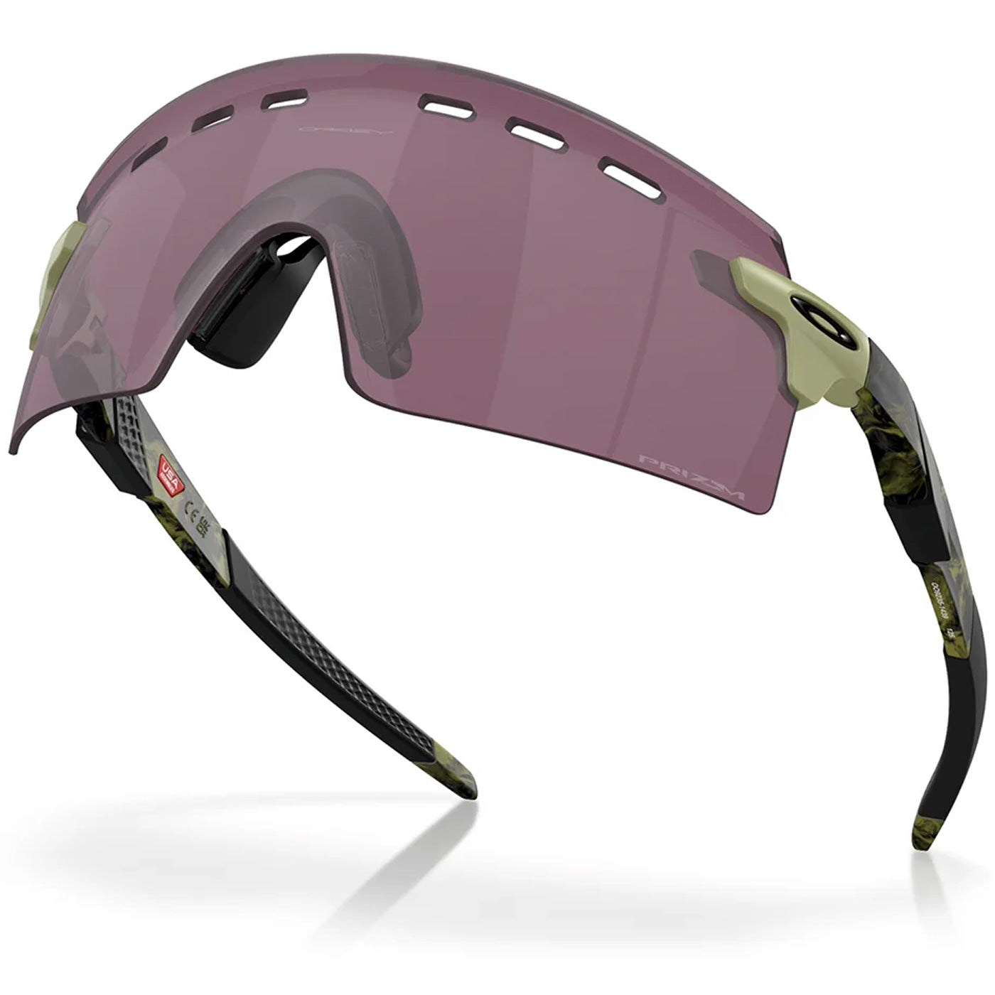 Occhiali Oakley Encoder Strike Vented - Fern Swirl Prizm Road Black - P