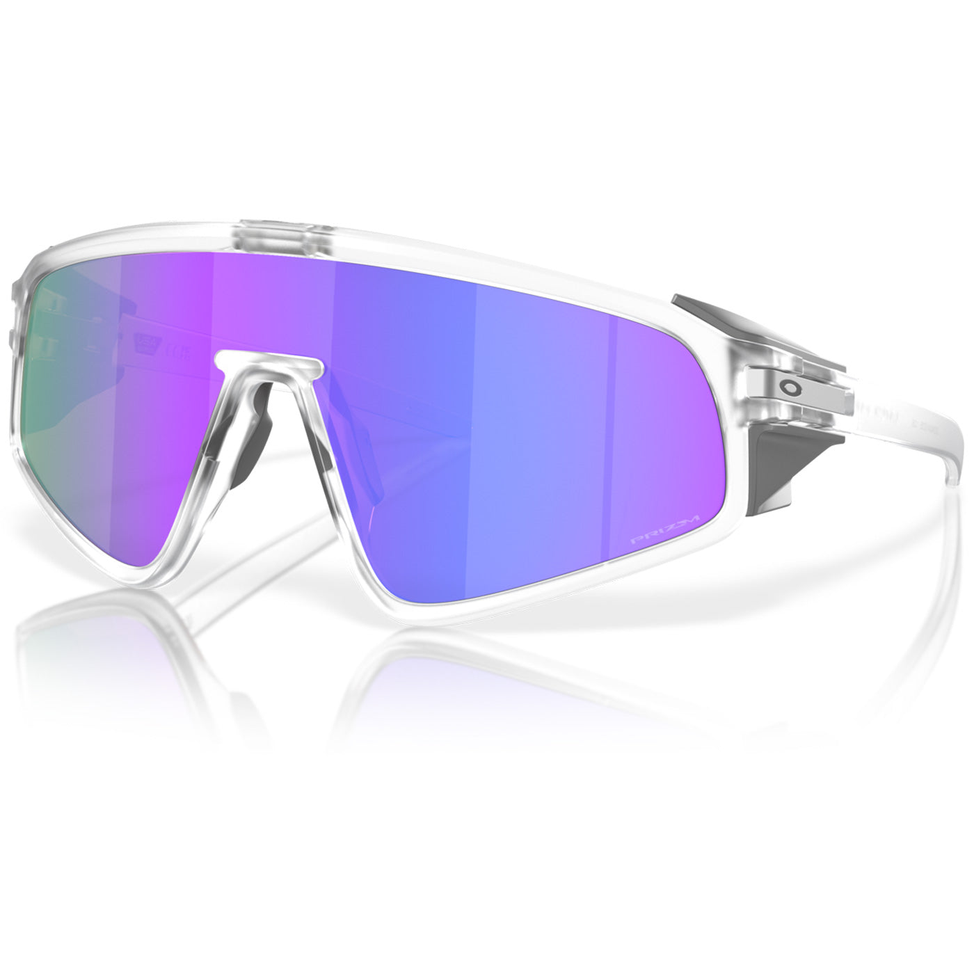 Oakley Latch Panel Glasses - Matte Clear Prizm Violet Oakley Latch Panel Glasses - Matte Clear Prizm Violet