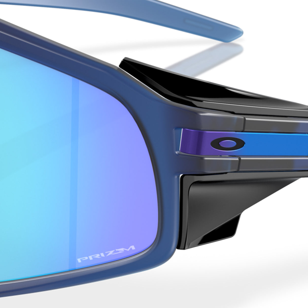 Occhiali Oakley Latch Panel - Matte Trans Navy Prizm Sapphire - E