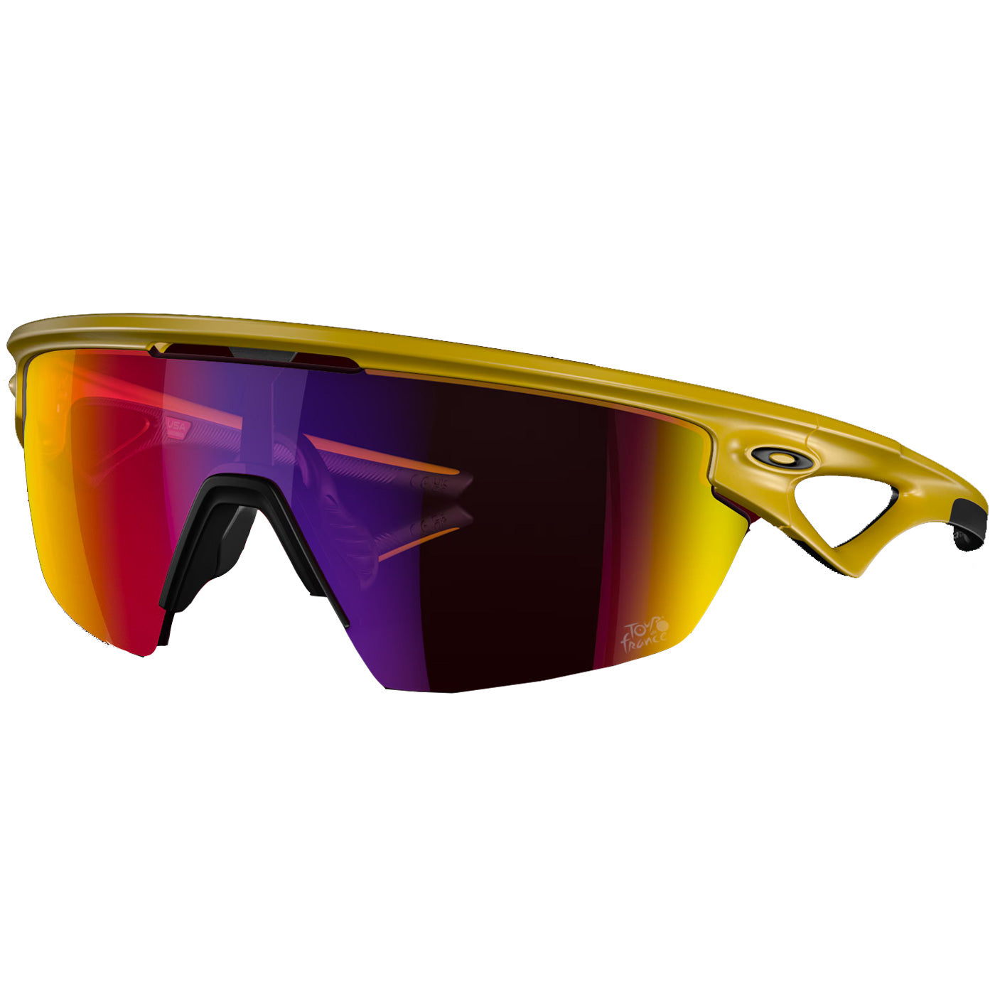 Occhiali Oakley Sphaera Tour de France - Matte Yellow Prizm Road - I