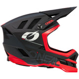 Casco O'neal Blade Polyacrylite Haze - Nero rosso - M