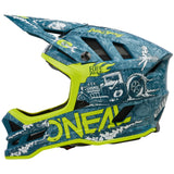 Casco O'neal Blade Polyacrylite HR - Blu verde - D