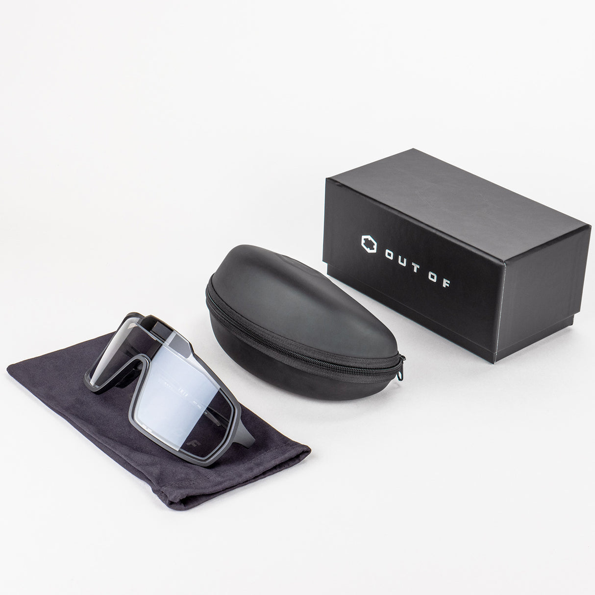 Occhiali Out Of Bot 2 - Nero Iridium red - B