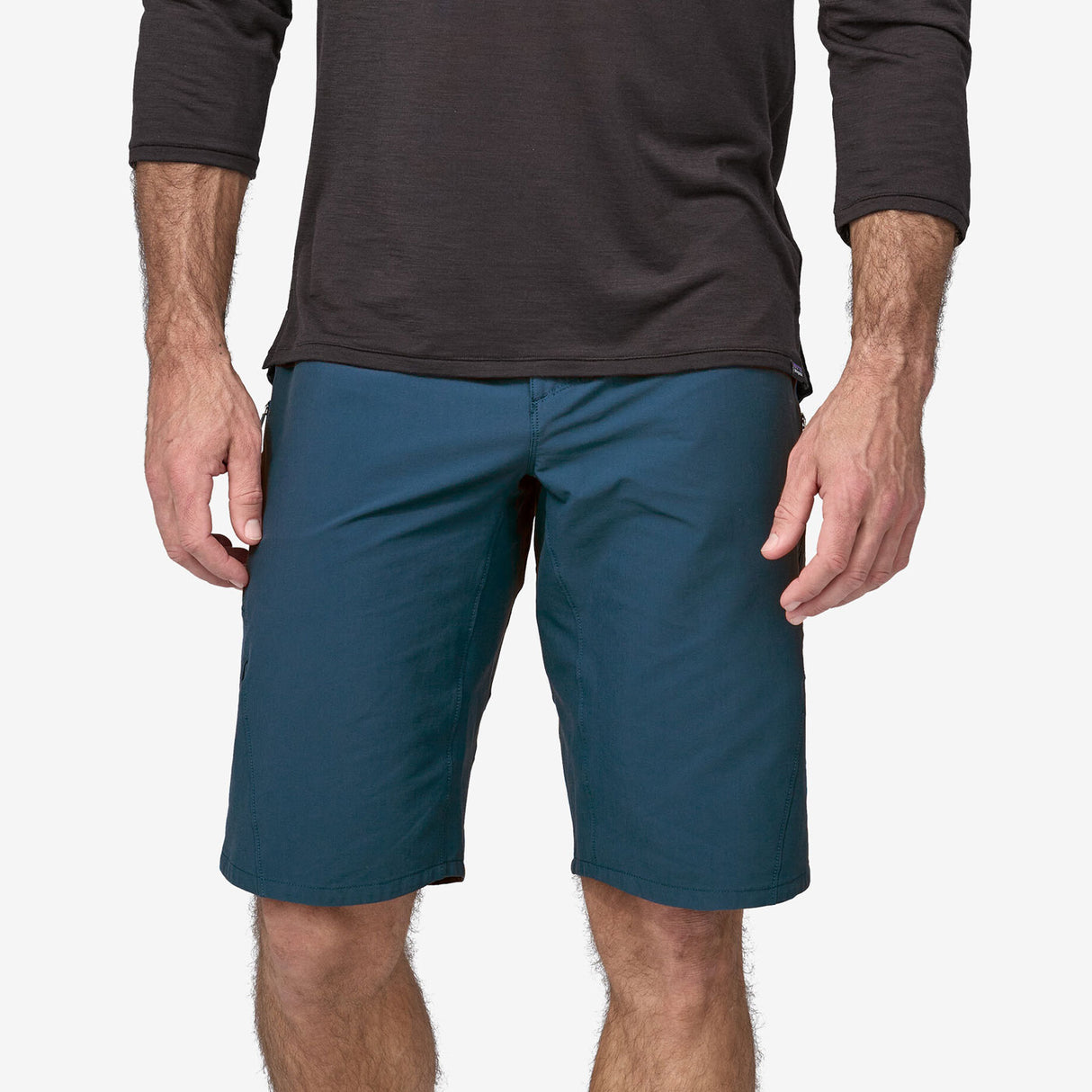 Pantaloncini Patagonia Landfarer Bike - Blu - L