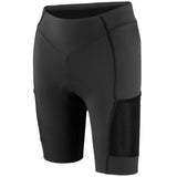 Pantaloncini donna Nalini Gravel - Nero - D