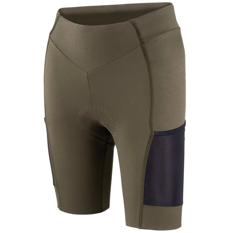 Pantaloncini donna Nalini Gravel - Verde - N