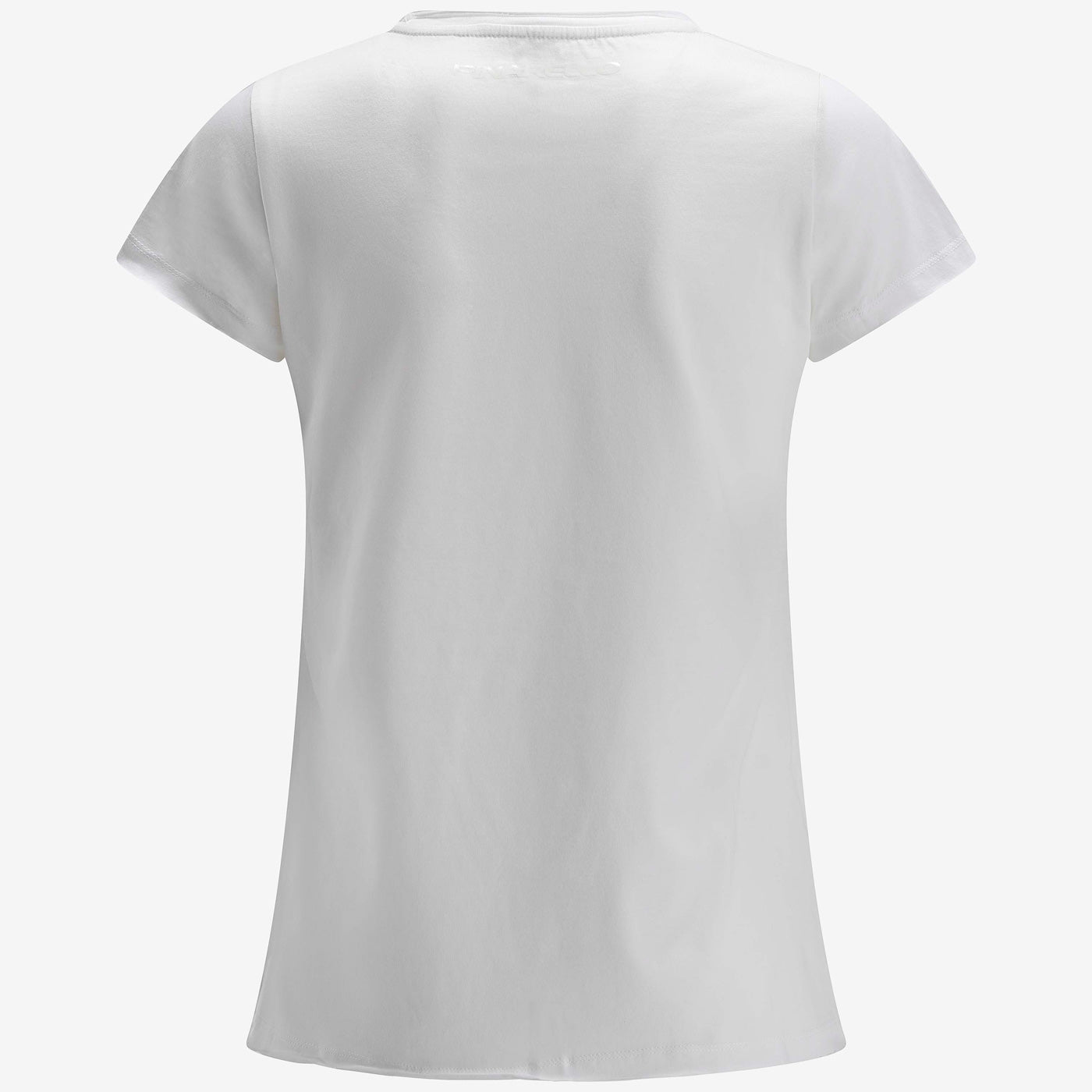 T-shirt Donna Bianca Cotone 100% Pettinato - Taglia XL - Girocollo Manica Corta