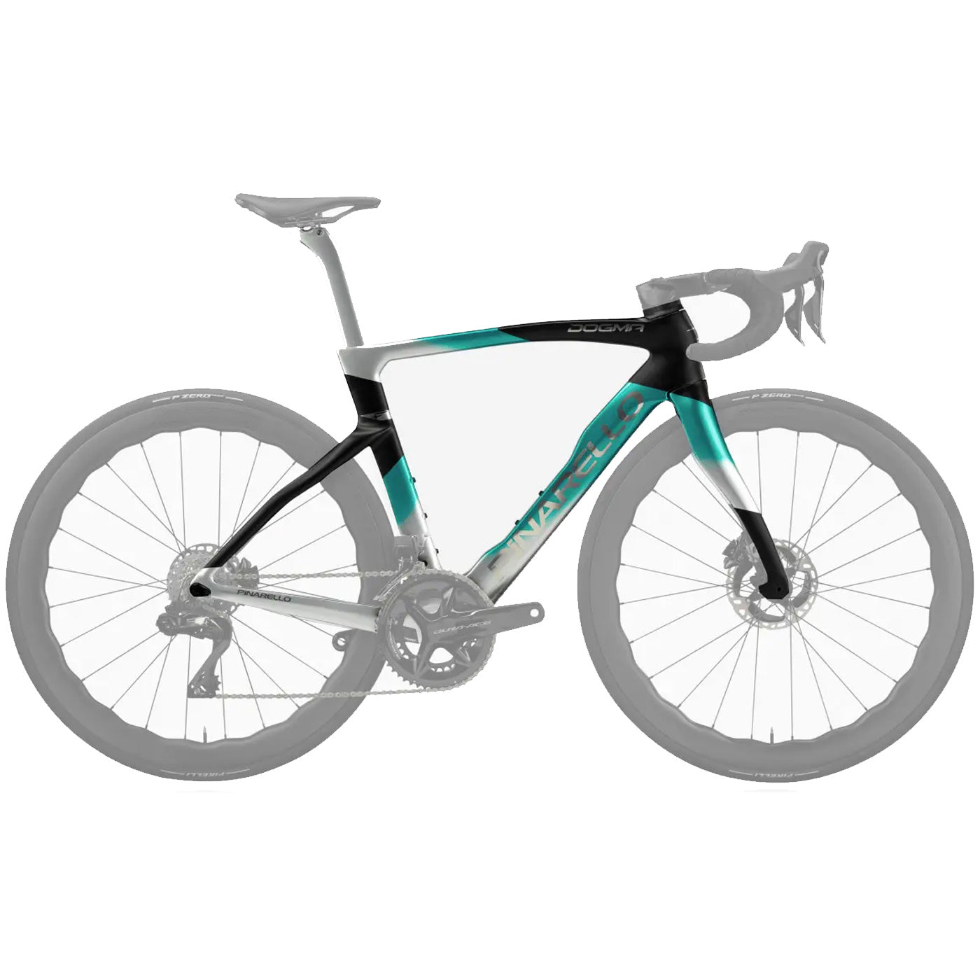 PINARELLO ALA ALUFORK yellow kit X2 decals set sticker adesivi