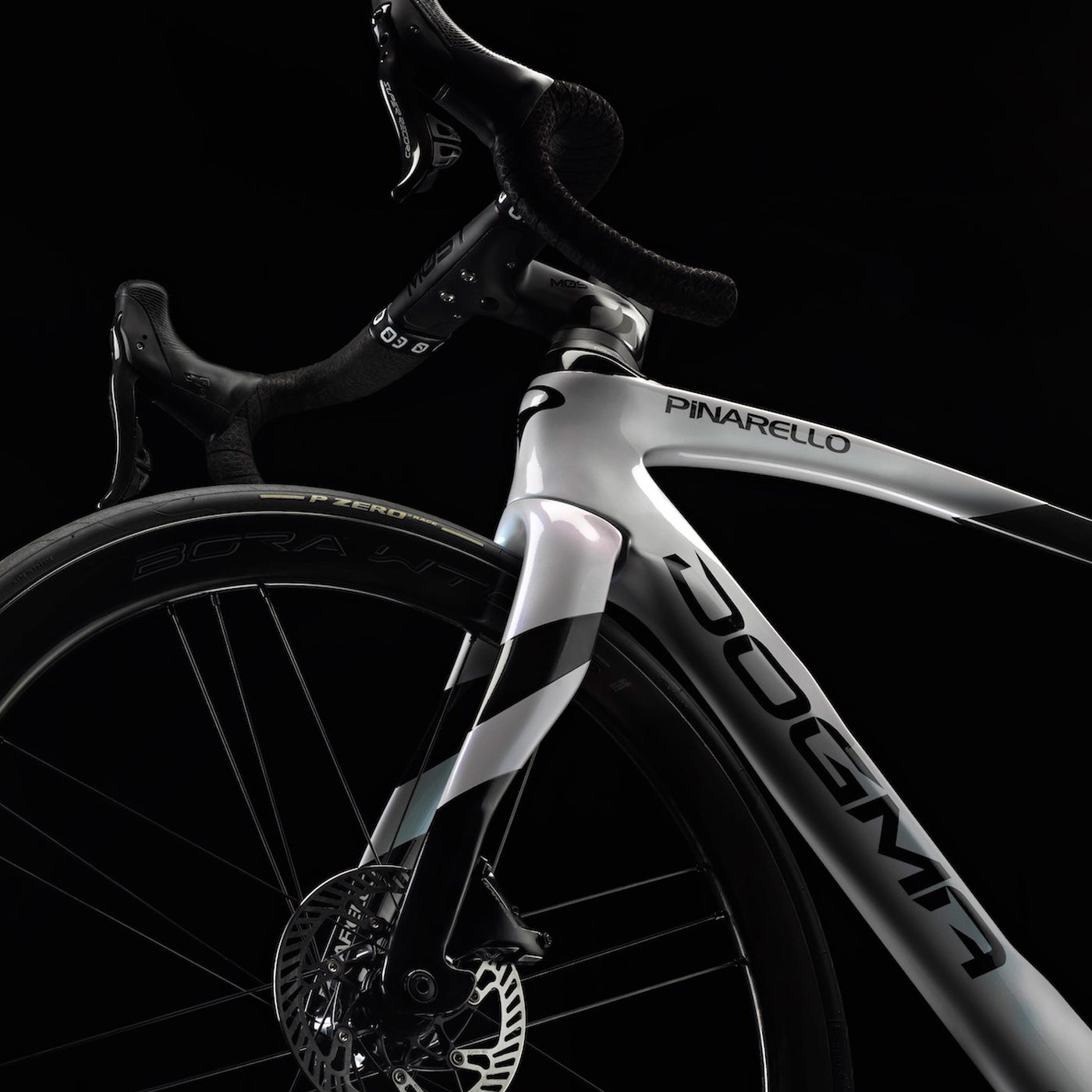 Pinarello Dogma F Super Record WLS Bora WTO 45 - Argento - N