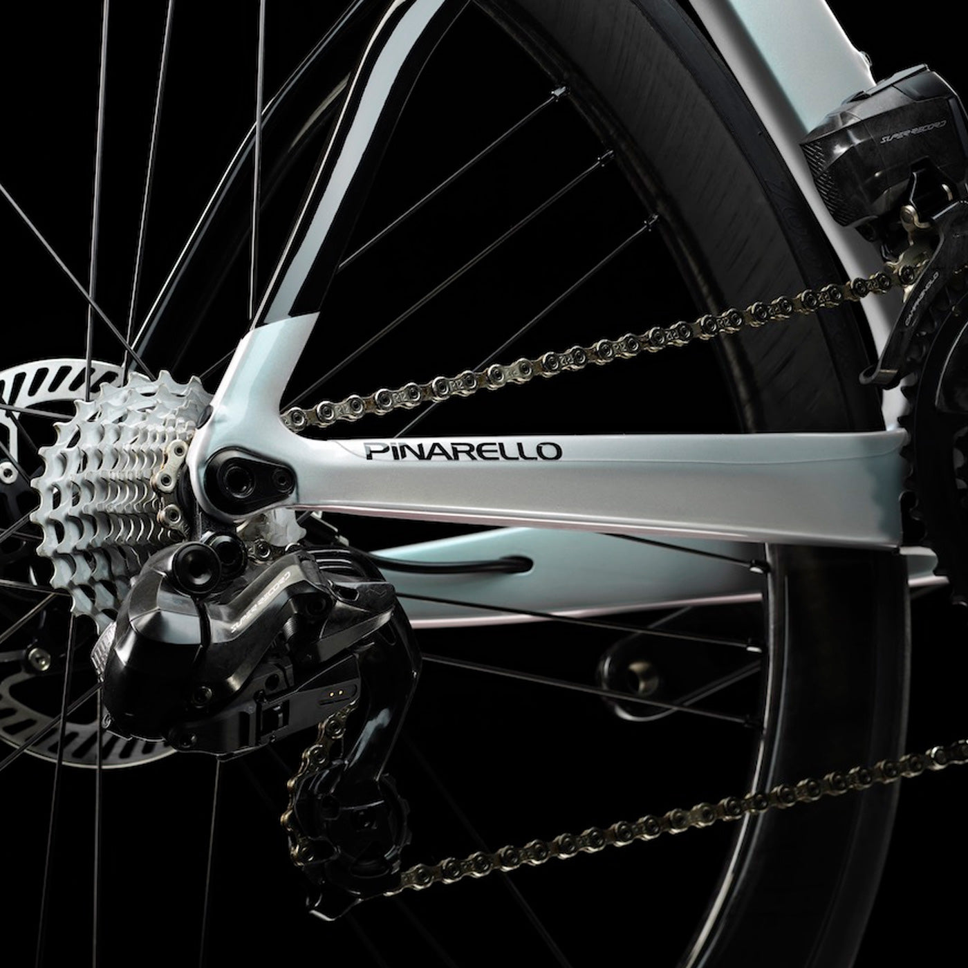 Pinarello Dogma F Super Record WLS Bora WTO 45 - Argento - O