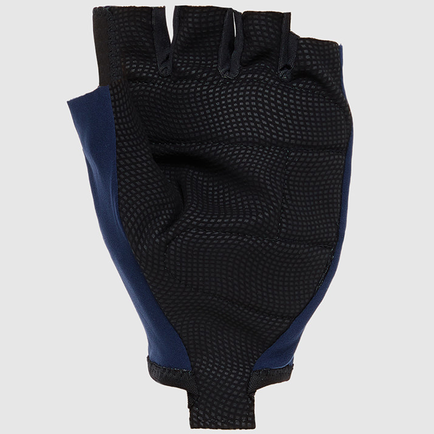 Guanti Da Guida In Pelle Blu Navy Aliganto - Unisex, Senza Fodera, Con Bottone