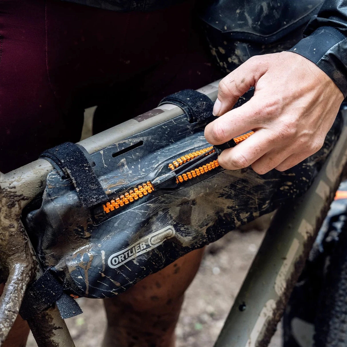 Borsa telaio Ortlieb Frame-Pack Toptube 4L - Nero - B