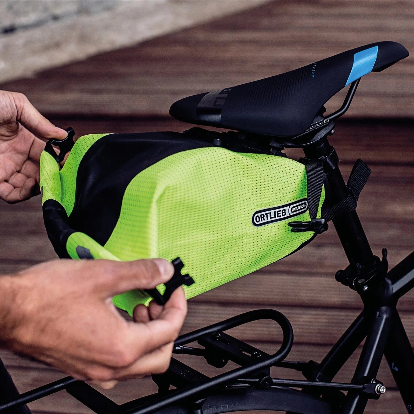 Borsa sottosella Ortlieb Saddle-Bag Two High-Vis - Giallo - I