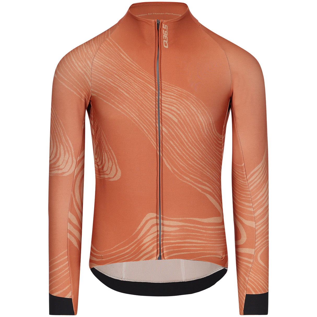 Maglia maniche lunghe Q36.5 Gregarius Hybrid Dolomiti - Rosso - A