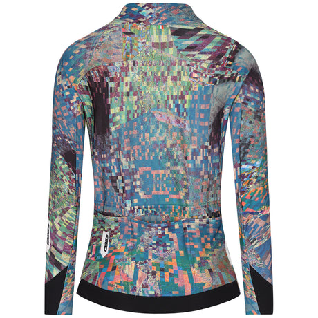 Maglia donna maniche lunghe Q36.5 Gregarius Hybrid Thermomap - Verde - E