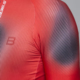 Langarmtrikot Gregarius Hybrid Light QLAB - Rot