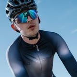 Maillot mangas largas Gregarius Hybrid Light QLAB - Azul