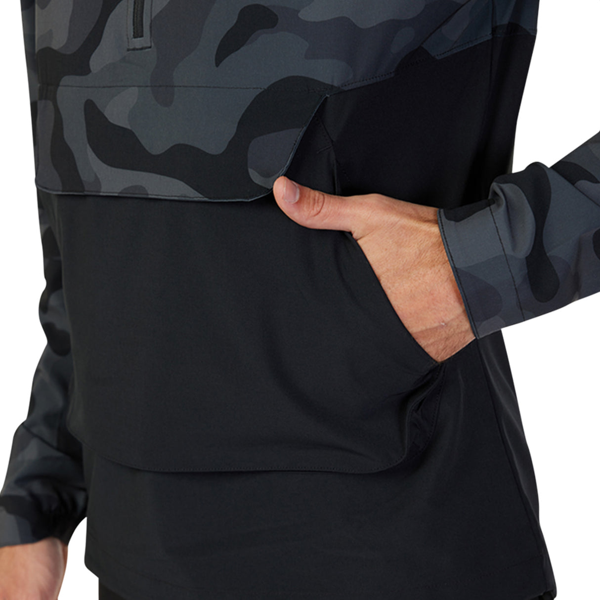 Felpa Fox Ranger Wind - Nero camo - H