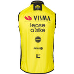 Agu Wind Team Visma Lease vest at bike 2024