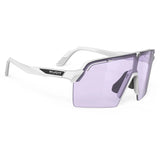 Spinshield Pro Rudy Project Brille - White Gloss ImpactX 2 Laser Purple