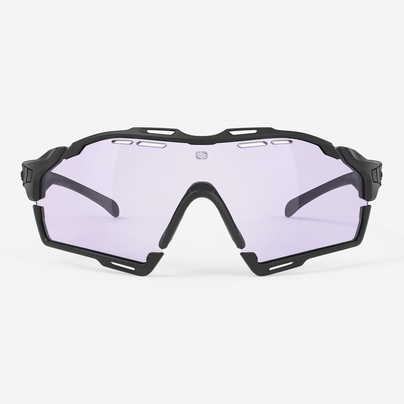 Occhiali Rudy Cutline - Black Matte ImpactX2 Laser Purple - L