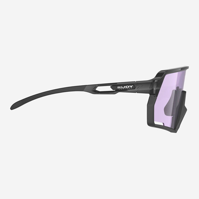 Occhiali Rudy Project Kelion - Black Gloss ImpactX2 Laser Purple - D