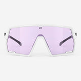 Occhiali Rudy Project Kelion - White Gloss ImpactX2 Laser Purple - B