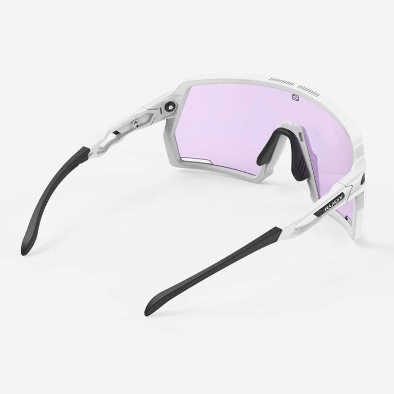 Occhiali Rudy Project Kelion - White Gloss ImpactX2 Laser Purple - E