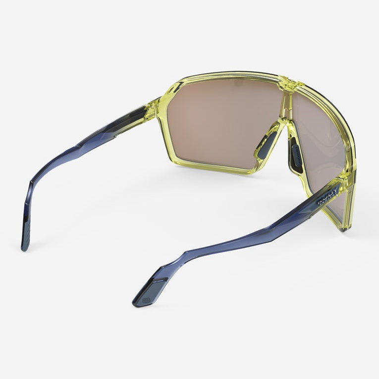 Occhiali Rudy Spinshield - Crystal Apple Fade Avio Multilaser Yellow - A
