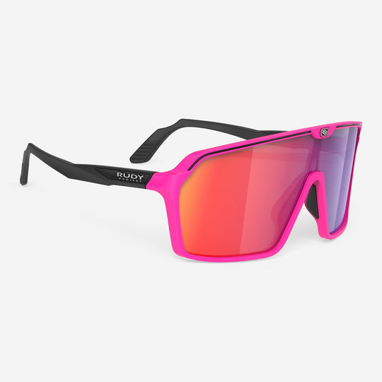 Glasses Rudy Project Spinshield - Pink Fluo Black Matte Multilaser Red 