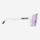 Occhiali Rudy Spinshield - White Matte ImpactX2 Laser Purple - A