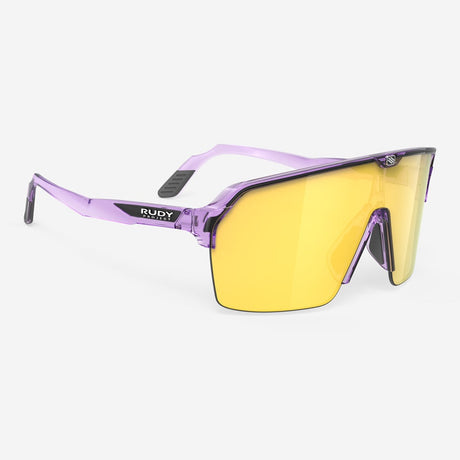 Occhiali Rudy Spinshield Air - Crystal Lilac Multilaser Gold - B