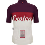 Maglia Eroica Brina - Bordeaux - F