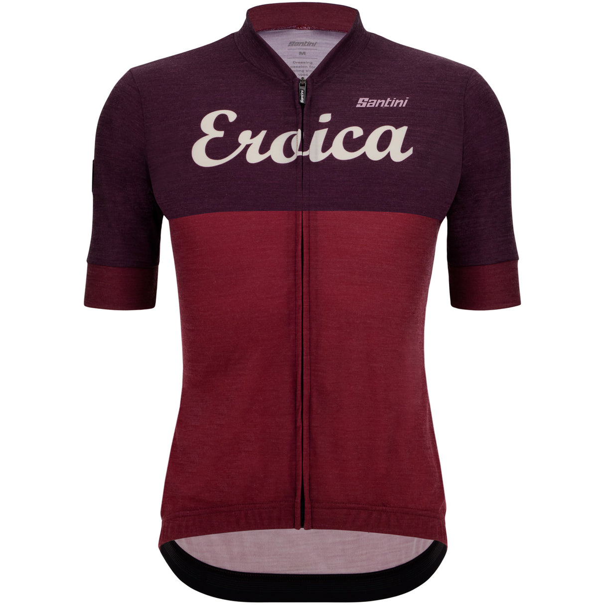 Maglia in lana Eroica Luce - Bordeaux - Q