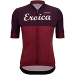 Eroica Luce wool jersey - Bordeaux