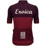 Eroica Luce wool jersey - Bordeaux