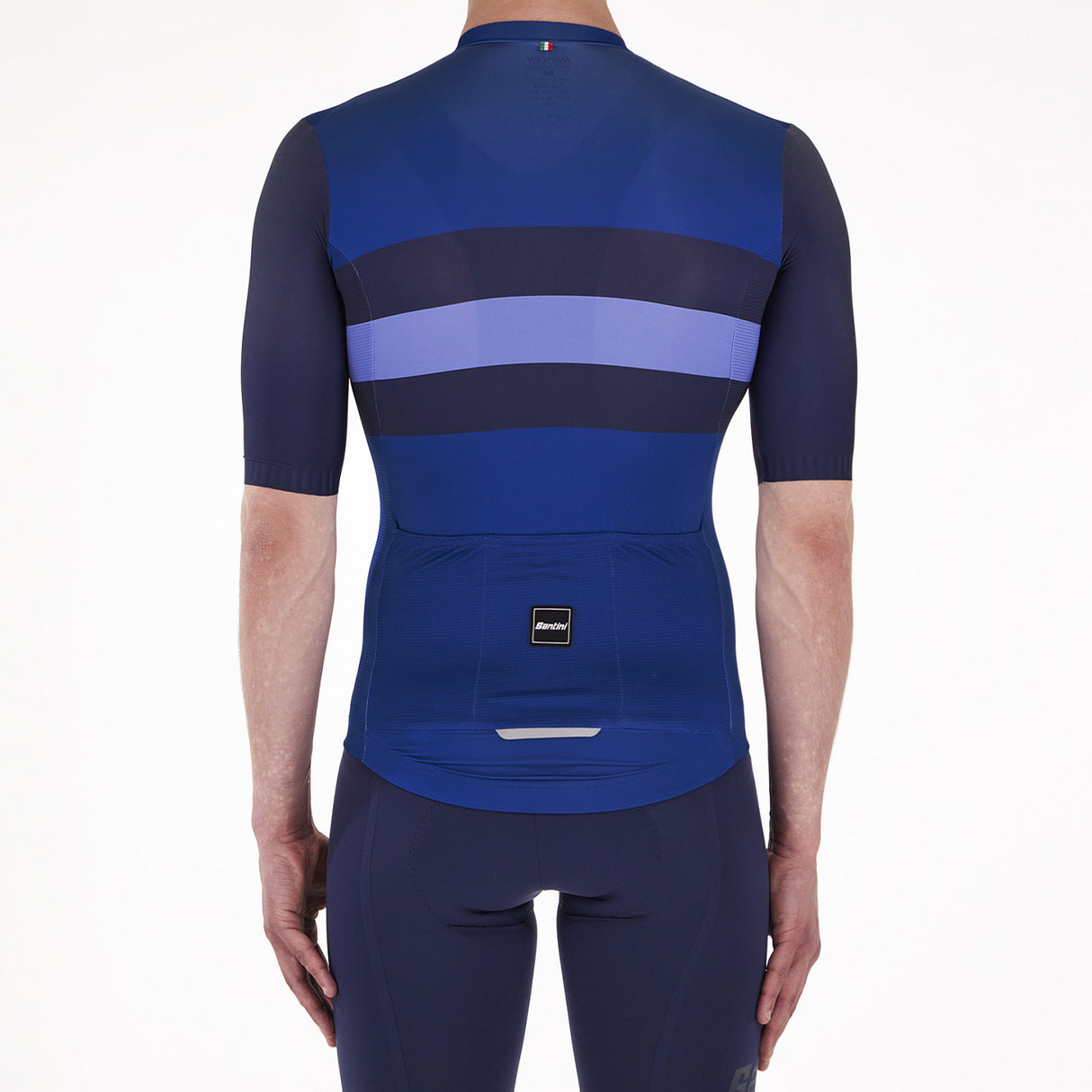 Maglia Santini Sleek Bengal - Blu scuro - F