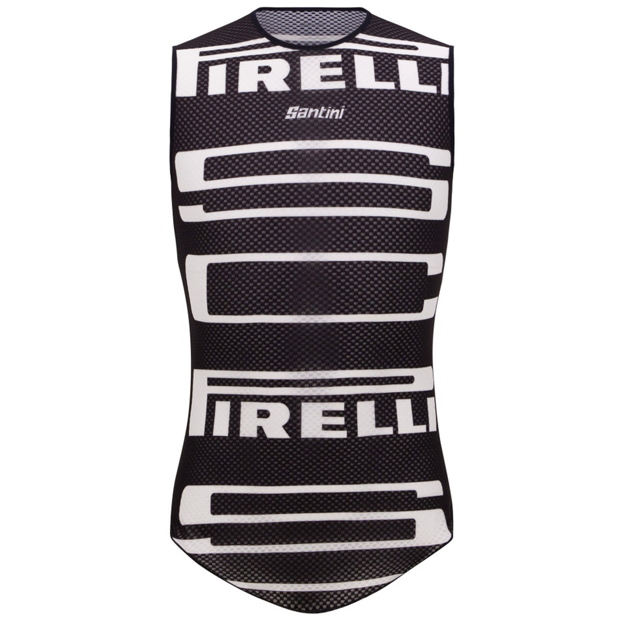 Maglia intima senza maniche Santini x PIRELLI - Nero - F