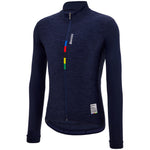 Santini UCI Official Pure long sleeve jersey - Blue