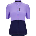 Santini UCI Official Riga women jersey - Violet
