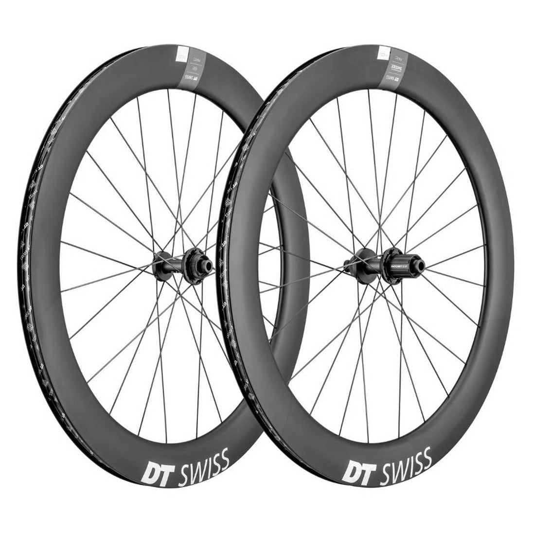 DT Swiss ARC 1600 Spline DB 62 Wheels - Black | All4cycling
