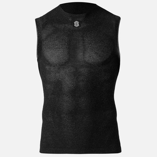 Maglia intima senza maniche Silverskin Primo Thermo Dry Pro - Nero