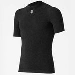 Maillot de corps Silverskin Stay Fresh Col rond - Noir