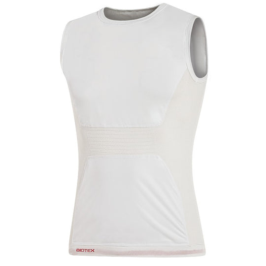 Biotex Antivento Seamless armelloses unterhemd - Weiss