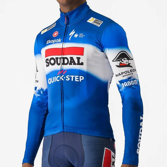 Maillot manches longues Castelli Soudal Quick-Step 2024 Thermal
