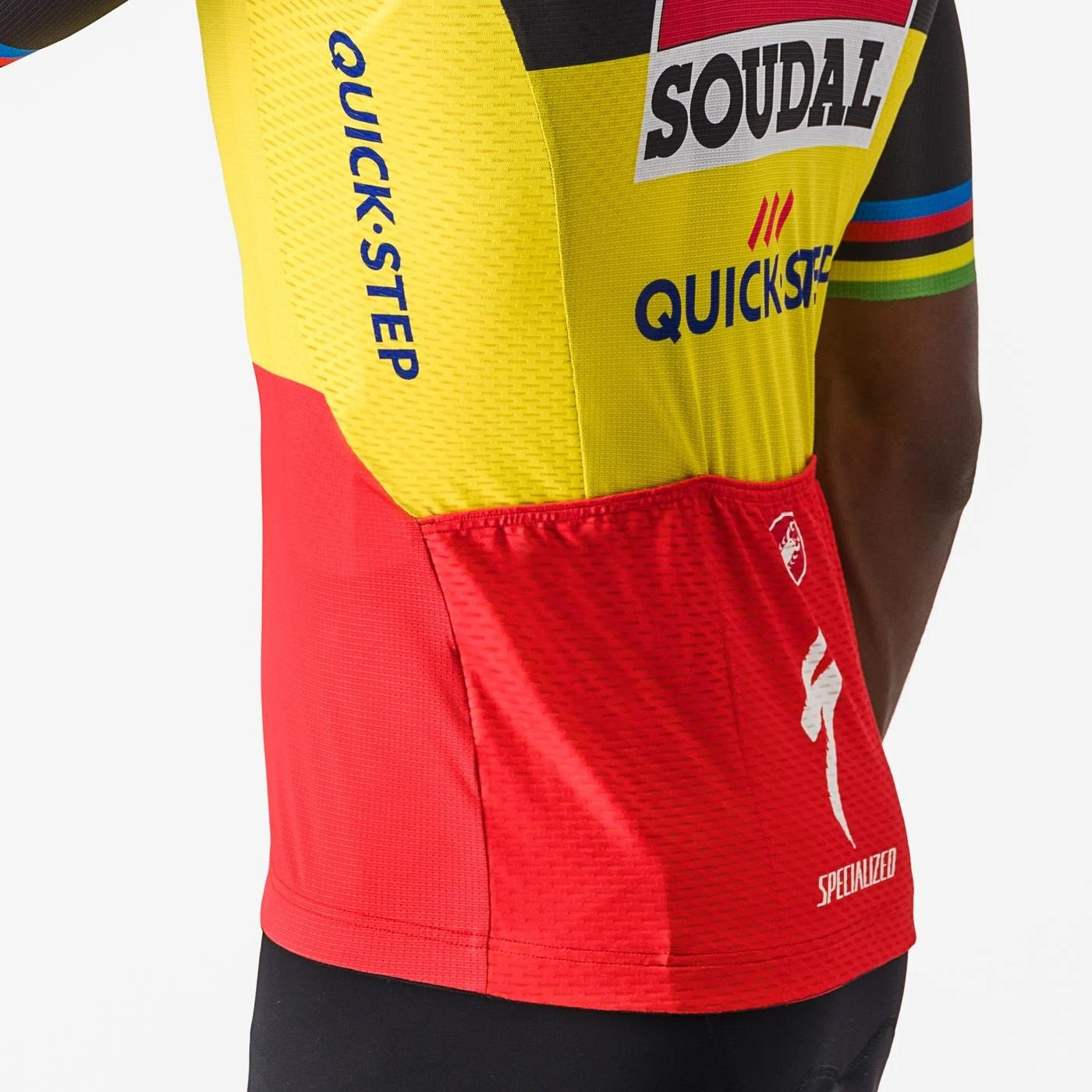 Castelli Soudal QuickStep 2024 Competizione 3 jersey Belgian champion All4cycling